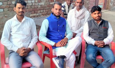 यदुवंशी क्षत्रिय महासभा के धर्मपाल यादव ने जिला परिषद के वार्ड नंबर 30 से कांग्रेस की प्रबल दावेदार सरोज प्रहलाद जाटव से की मुलाकात