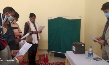 राजगढ़ नगरपालिका अध्यक्ष पद के लिए चुनाव शांतिपूर्ण सम्पन्न