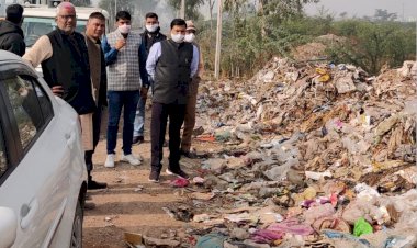 नगर कस्बे की सफाई व्यवस्था को लेकर नवनिर्वाचित चेयरमैन चिंतित