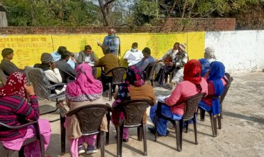 ग्राम पंचायत तहनोली मे हुआ ग्रामसभा का आयोजन  क्षेत्र के  विकास कार्यो पर की समीक्षा