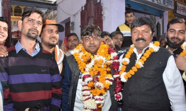 नगरपालिका चुनाव के बाद पालिकाध्यक्ष प्रदीप गोयल की धन्यवाद यात्रा में उमड़ा सैलाब