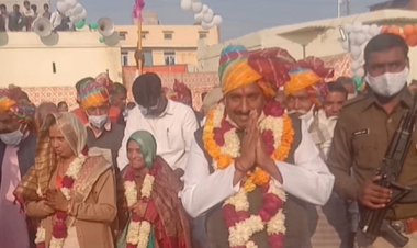 नदबई में नगरपालिका अध्यक्ष पदभार ग्रहण समारोह