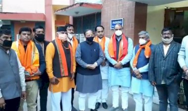 भाजपा के राष्ट्रीय महासचिव और राजस्थान प्रदेश प्रभारी पहुंचे नाथद्वारा