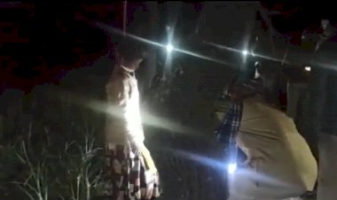 तालाब के बीच लगे पेडों पर दुपट्टे से लटका मिला युवती का शव