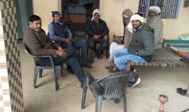 अलवर जिला परिषद के वार्ड न.29 से कांग्रेस के प्रबल दावेदार डाँ विजय सिह ने किया जनसंपर्क