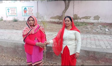 आंगनबाड़ी कार्यकर्ता ललिता देवी ने अनोखे अदाज में मनाया जन्मदिन