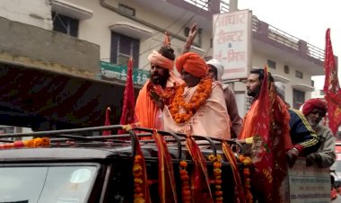 पंचमुखी हनुमान मंदिर बहरोड के महंत नित्यानंद जी महाराज स्वेच्छा से मंदिर सेवा कार्यभार से हुए मुक्त, हुआ भव्य आयोजन