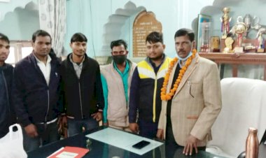 राजऋषि महाविधालय अलवर में प्राचार्य डाँ हुक्मसिहं ने किया पदभार ग्रहण