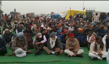 विषम परिस्थितियों में भी किसान आंदोलन 51 वे दिन भी रहा जारी, घने कोहरे व तेज हवाओं में भी दिन भर चला विरोध प्रदर्शन