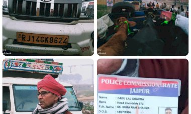 जयपुर पुलिस में स्थापित हेड कांस्टेबल ही निकला गौतस्कर, तीन गिरफ्तार 2 पिकअप जप्त