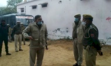 मंदिर के उत्तराधिकारी को लेकर दो गुटों मे विवाद, मंदिर पर आरएसी के जवान तैनात