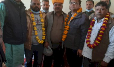 श्याम गुप्ता बने अग्रवाल समाज ड़ीग के निर्विरोध अध्यक्ष