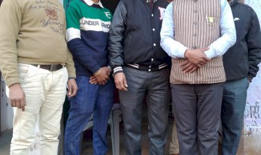 भीम सेना के जिला अध्यक्ष कमलसिहं के नेतृत्व में किया जोरमल जाटव का स्वागत