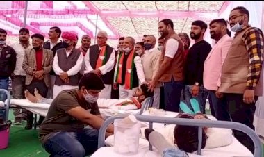 स्वामी विवेकानंद जी की जयंती पर रक्तदान शिविर का हुआ आयोजन,400 यूनिट रक्त हुआ एकत्रित