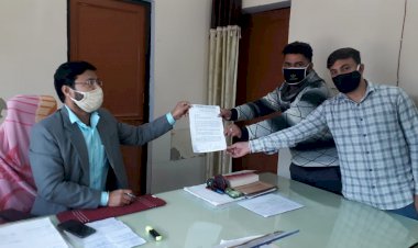 राजस्थान पटवार संघ उपशाखा कठूमर ने उपखण्ड अधिकारी को मुख्यमंत्री के नाम सौंपा ज्ञापन