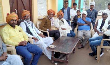 सरोज प्रहलाद जाटव ने अपने गांव बसेठ में मकर संक्रांति पर सभी समाज के लोगों से मिले, गांव वालों ने किया भरपूर समर्थन