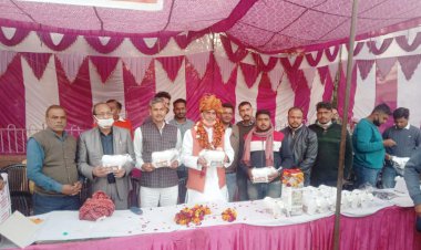 भोरंगी धाम गौ सेवा समिति के तत्वधान में चारा एवं दान संग्रह शिविर का हुआ आयोजन