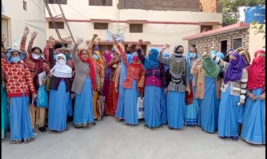 आशा सहयोगिनीयो ने अपनी मांगो के समर्थन में किया कार्य बहिस्कार, एसडीएम कार्यालय पर प्रदर्शन कर सौपा ज्ञापन