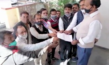 आमेट नगरपालिका मे गठन के बाद विपक्ष मे जोरदार आक्रोश, एसडीएम को सौपा ज्ञापन