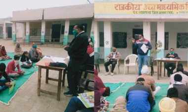 10 माह बाद कल 18 जनवरी से फिर खुलेंगे स्कूल,  रंगाई पुताई सैनिटाइजेशन एवं PTM मीटिंग कर की जा रही पूरी तैयारी, स्कूल बने गुलजार