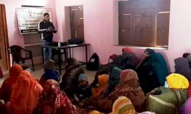 क्रिसिल फाउंडेशन व  प्रगति संस्था की तरफ से सोशियल सिक्योरटी शिविर का किया गया आयोजन