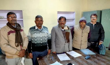 राजस्थान शिक्षक संघ के उपशाखा रामगढ़ में चुनाव हुए संपन्न