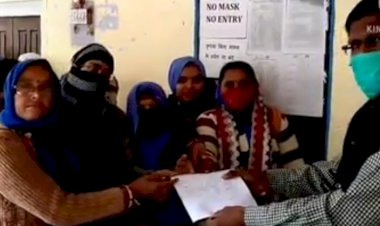 आशा सहयोगिनियो ने अपनी मांगो के समर्थन में फिर से किया प्रदर्शन