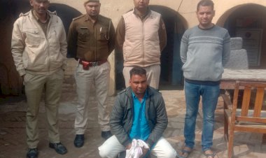 अवैध अंग्रेजी शराब की 400 पेटी प्रकरण में 2 साल से फरार वांछित मुलजिम गिरफ्तार