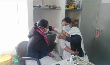 लम्बे कोरोना काल और दो बार कोरोना ब्लास्ट के बाद आखिर आमेट सीएससी में पहुची कोरोना वैक्सिन