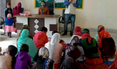 राजस्थान राज्य विधिक सेवा प्राधिकरण द्वारा महिलाओं का अधिकार एवं बालिकाओं को गुड टच बैड टच की दी जानकारी