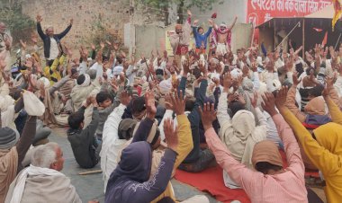 आदिबद्री पर हो रहे खनन के खिलाफ धरना लगातार दसवें दिन भी रहा जारी