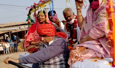 कॉंग्रेस की किसान रैली बीमा बॉर्डर पहुची