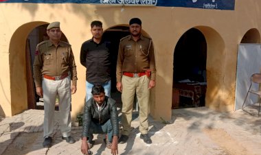 गौ तस्करी हेतु गोवंश से भरा टेंपो जप्त, मुलजिम गिरफ्तार