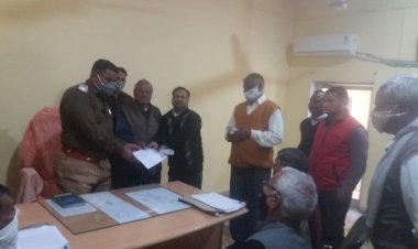 चोरी के खुलासे को लेकर अग्रवाल समाज ने दिया ज्ञापन