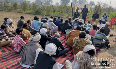 दो दिवसीय प्रशिक्षण शिविर में दी किसानों को प्राकृतिक खेती के संबंध में उपयोगी जानकारी