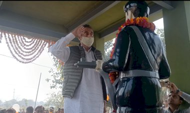 अमर शहीद देशवासियों के लिए  प्रेरणा और गर्व के स्तंभ होते हैं- विश्वेंद्र सिंह