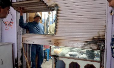 अज्ञात बदमाशो ने की दुस्साहसिक वारदात,सर्राफा शोरूम की शटर व तिजोरी गैस कटर से काटी, लाखो के आभूषण पार