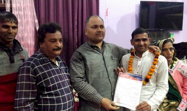 उमेश खंडेलवाल बने मानवाधिकार सामाजिक सुरक्षा पहरी संगठन के जिला उपाध्यक्ष