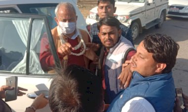 राज्यमंत्री के भुसवार पहुँचने पर विश्वेन्द्र सिंह झारोटी ने किया भव्य स्वागत