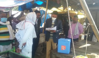 उपखण्ड अधिकारी मुनिदेव यादव ने पल्स पोलियों बूथों पर कार्यरत कर्मचारियों का बढ़ाया उत्साह