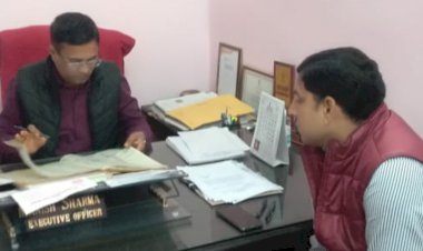 उपखंड अधिकारी के  औचक निरीक्षण में  पालिका में मिले  5 कर्मचारी ड्यूटी पर अनुपस्थित