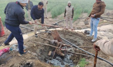 नगर थाना पुलिस ने अबैध शराब की तीन भट्टी तोड़,1500 लीटर वास किया नष्ट