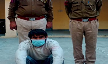 हरसोली में शराब के ठेके पर लूटपाट की योजना बनाते हुए सोनू गुर्जर की गैंग का आरोपी गिरफ्तार