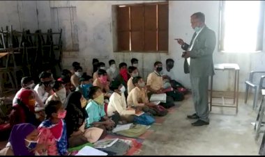 ब्लाक शिक्षा अधिकारी ने किया अलावडा कस्बे के विद्यालयों का निरिक्षण