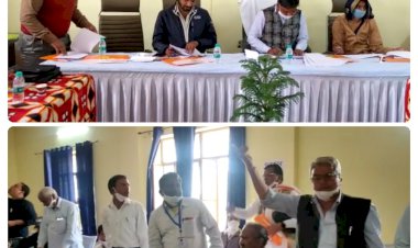 हंगामे के बीच हुई पालिका बोर्ड राजगढ़ की बैठक में  27 करोड़ 78 लाख बजट पारित