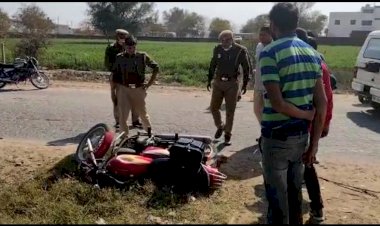 बहरोड़ में दिन दहाड़े बैंक के कलेक्शन ऐजेन्ट को बाईक सवारों ने लूटा