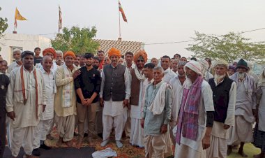 गुर्जर समाज ने लिया मृत्यु भोज औऱ बाल-विवाह ना करने का निर्णय