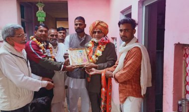 बयाना पहुंचे भाजपा एससी मोर्चा के प्रदेश प्रवक्ता पहाडिया