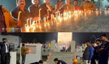 पुलवामा हमले में शहीद हुए अमर जवानों को दी श्रद्धांजलि