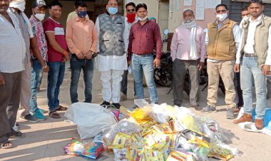 नगर पालिका ने चलाया प्लास्टिक निरोधक अभियान, 83 किलो पॉलिथीन जप्त